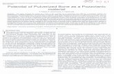 ISSN 2229-5518 Potential of Pulverized Bone as a ...