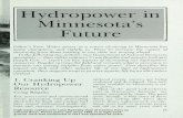 Hydropower in Minnesota's Future