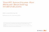 Tariff brochure for Retail Banking Individuals