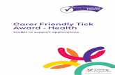 Carer Friendly Tick Award - Health