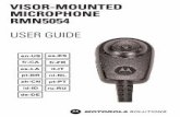 Visor-Mounted Microphone RMN5054 User Guide