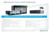 Wireless Core Test Solution