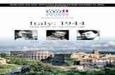 Bringing history to life Italy: 1944