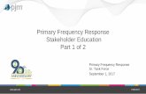 Primary Frequency Response Stakeholder Education
