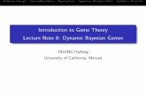 Introduction to Game Theory Lecture Note 8: Dynamic ...