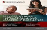 SERVICES TO BUILD INSTRUCTIONAL AND LEADERSHIP …