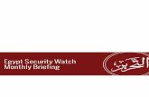 Egypt Security Watch Monthly Briefing