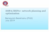 HSPA/HSPA+ network planning and optimization