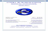 O’NEILL JR-SR HIGH SCHOOL MANUAL ESTUDIATIL 2016-2017