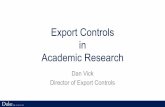 Export Controls in Academic Research