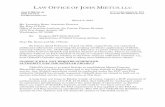 LAW OFFICE OF JOHN MIETUS LLC - downloads.regulations.gov
