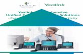 Yealink Comprehensive Unified Communications Solutions