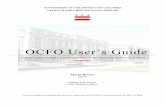 OCFO User’s Guide
