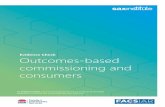 Outcomes-based commissioning and consumers