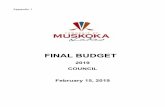 COUNCIL - Feb 15 - 2019 Budget