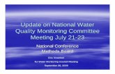 Update on National Water Quality Monitoring Committee ...