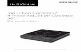 Induction Cooktop / 4-Piece Induction Cooktop Set
