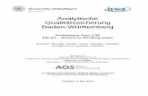 Analytische Qualitätssicherung Baden-Württemberg