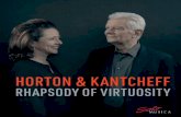 HORTON & KANTCHEFF RHAPSODY OF VIRTUOSITY - solo …