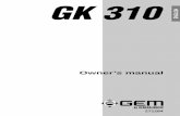 00a-Cover GK 310 - Peavey Electronics