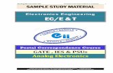 Analog Elecctronics-EC Postal Correspondence Course …