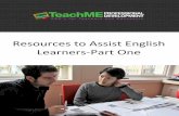 Resources to Assist English Learners-Part One