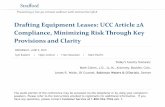 Drafting Equipment Leases: UCC Article 2A Compliance ...