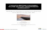 CANADA-BRITISH COLUMBIA WATER QUALITY MONITORING …