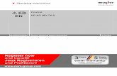 Operating instructions Control HP-XQ (M3.7X-I) EN