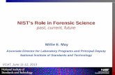 NIST's Role in Forensic Science