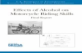 Effects of Alcohol on Motorcycle Riding Skills