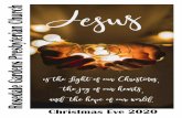 Live Stream 10:00 p.m. Sunday Worship ~ December 24, 2020