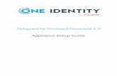 Appliance Setup Guide - One Identity