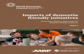 Impacts of dementia friendly initiatives