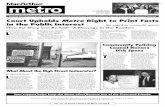 Volume 12 Number 1 February 2000 Court Upholds Metro …
