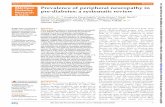 Prevalence of peripheral neuropathy in pre-diabetes: a ...