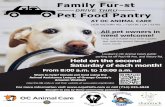 DRIVE THRU Pet Food Pantry - ocpetinfo.com