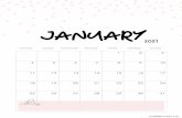 pink star calendar 2021 - Sarah Titus