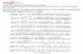 FLUTE Excerpt #1 of 3 (Play within the brackets. This ...