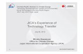 JICA’s Experience of Technology Transfer