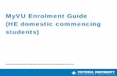 MyVU Enrolment Guide