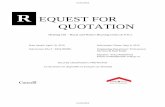 Unclassified R EQUEST FOR QUOTATION