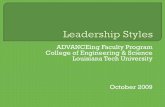 Leadership Styles - Louisiana Tech University