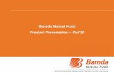 Baroda Mutual Fund Product Presentation –Oct’20