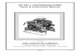 DP-407.1 DIAPHRAGM PUMP Parts & Instruction Manual