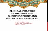 Clinical practice guidelines for buprenorphine and ...