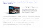 Essential Dominant 7th Chords For Jazz Guitar