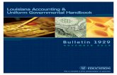 Louisiana Accounting & Uniform Governmental Handbook