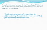 Thesis for the master of Social-Clinical Psychology of ...