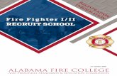 Alabama Fire College Fire Fighter I/ II Recruit School